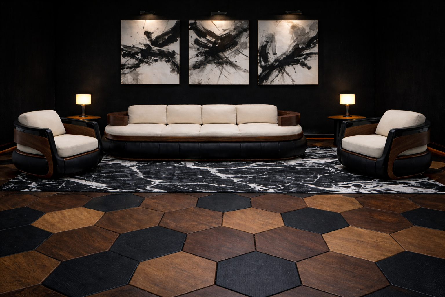 The Casimir Monolith - 3-piece lounge system by Battalgila